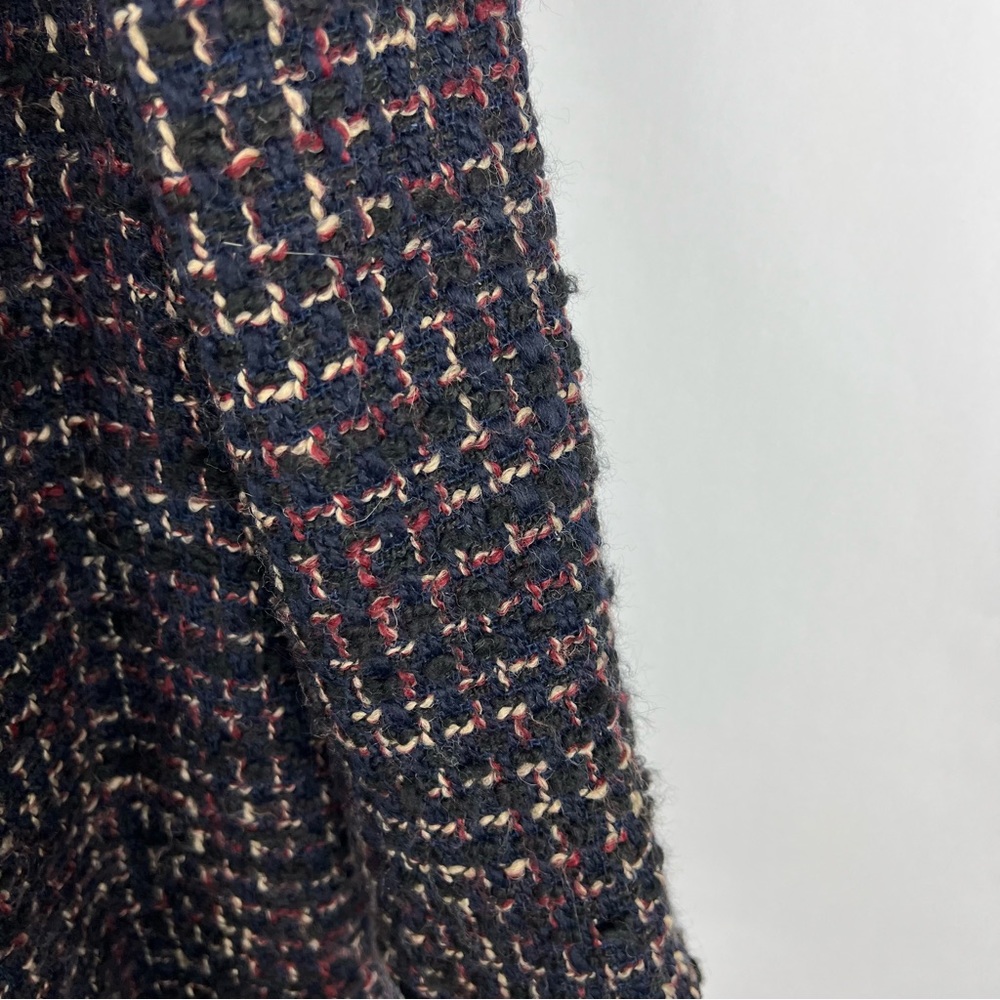 Theory tweed wool blend open front jacket size S - Picture 11 of 12